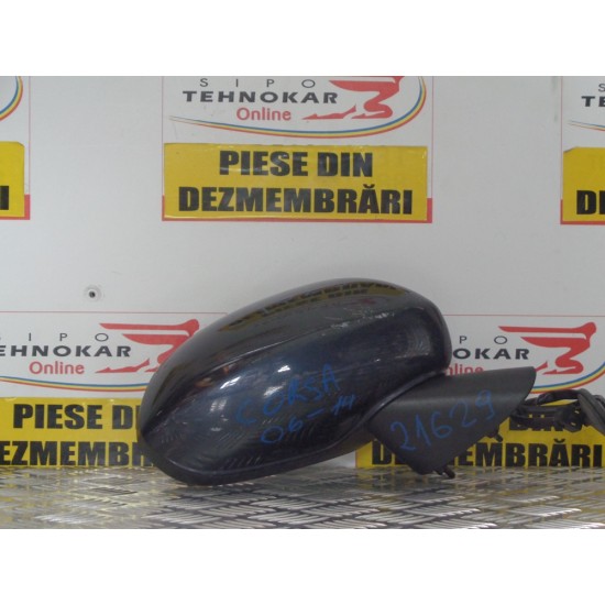 OGLINDA DREAPTA OPEL CORSA , AN 2006-2014, 3 FIRE ( OGLINDA CRAPATA)