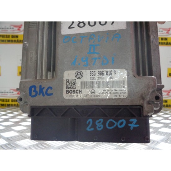 CALCULATOR MOTOR SKODA OCTAVIA II 1.9TDI , AN 2005-2009
