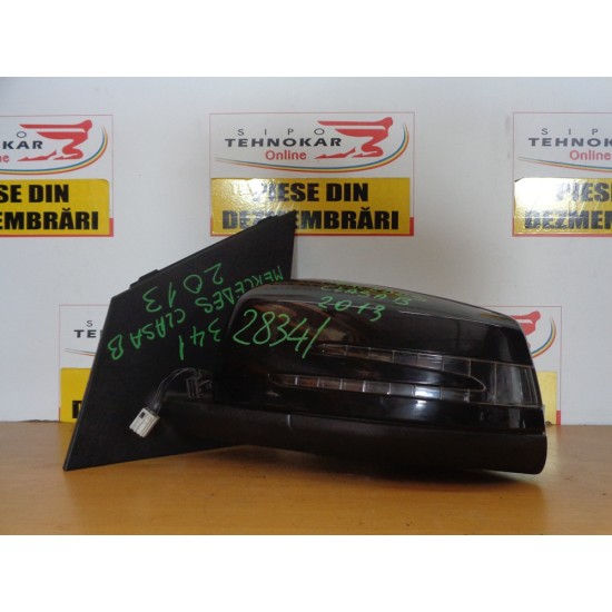 OGLINDA STANGA MERCEDES CLASA B , W246 AN 2011-2014, 13 FIRE , LUMINA AMBIENTALA 