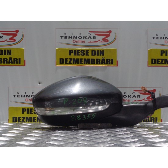 OGLINDA DREAPTA PEUGEOT 208 , AN 2012-2019, 9 FIRE 