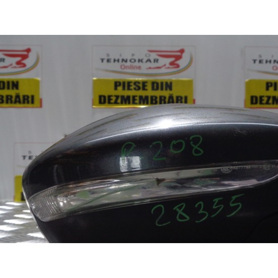 OGLINDA DREAPTA PEUGEOT 208 , AN 2012-2019, 9 FIRE 