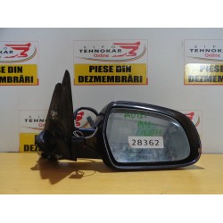 OGLINDA DREAPTA AUDI A4 B8 , AN 2011-2016, 12 FIRE LUMINA AMBIENTALA 