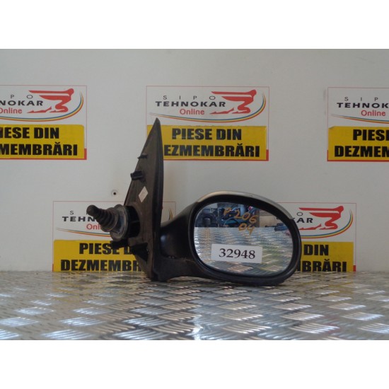 OGLINDA DREAPTA PEUGEOT 206 , AN 1999-2009, MANUALA 