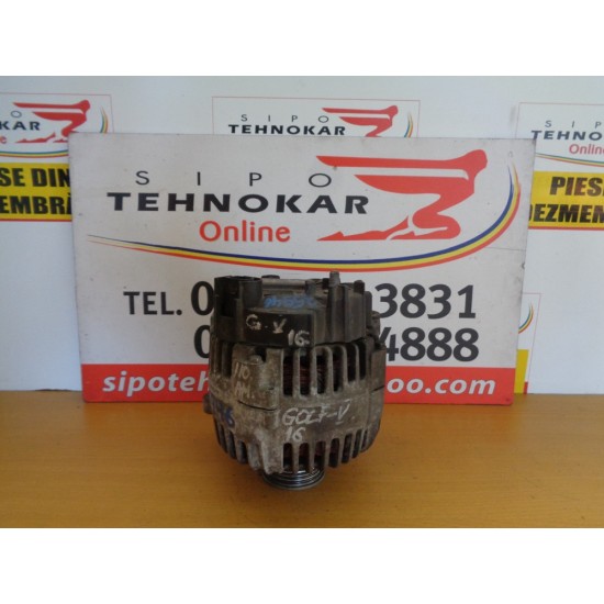 ALTERNATOR VOLKSWAGEN GOLF V  , 1.6FSI, AN 2004-2008