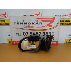OGLINDA STANGA VOLKSWAGEN PASSAT B6, AN 2005-2010, 9 FIRE , GRI INCHIS , LUMINA AMBIENTALA 