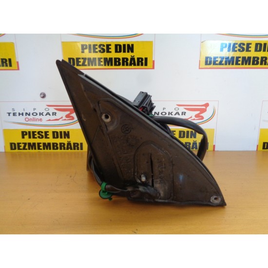 OGLINDA STANGA VOLKSWAGEN PASSAT B6, AN 2005-2010, 9 FIRE , GRI INCHIS , LUMINA AMBIENTALA 
