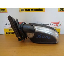 OGLINDA STANGA VOLKSWAGEN PASSAT B6, AN 2005-2010, 9 FIRE , GRI INCHIS , LUMINA AMBIENTALA 