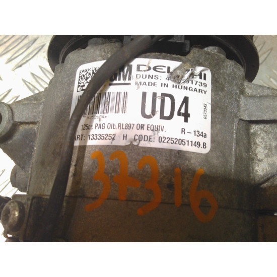 COMPRESOR AC OPEL INSIGNIA / ASTRA J 2.0 CDTI, AN 2010-2015 !