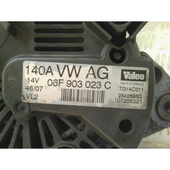 ALTERNATOR VOLKSWAGEN GOLF V 1.9 / 2.0 TDI ,AN 2004-2008 !