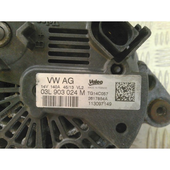 ALTERNATOR VOLKSWAGEN PASSAT B6 1.9 / 2.0 TDI ,AN 2005-2011 ! ALTERNATOR VOLKSWAGEN PASSAT B6 1.9 / 2.0 TDI ,AN 2005-2011 !