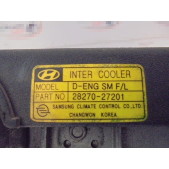 RADIATOR INTERCOOLER HYUNDAI SANTA FE 2.0 DIESEL 2001-2006 RADIATOR INTERCOOLER HYUNDAI SANTA FE 2.0 DIESEL 2001-2006