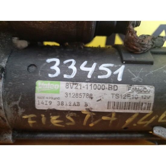 ELECTROMOTOR FORD FIESTA VI, 1.4 BENZINA, AN 2008-2017