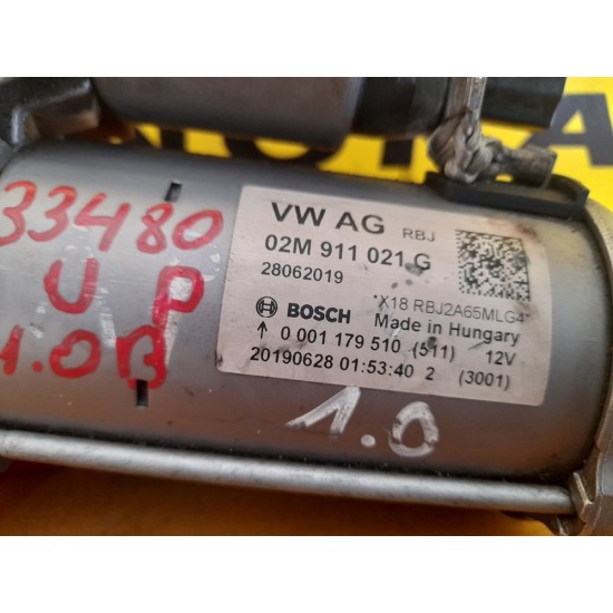 ELECTROMOTOR VOLKSWAGEN UP 1.0 MPI, AN 2011-2019