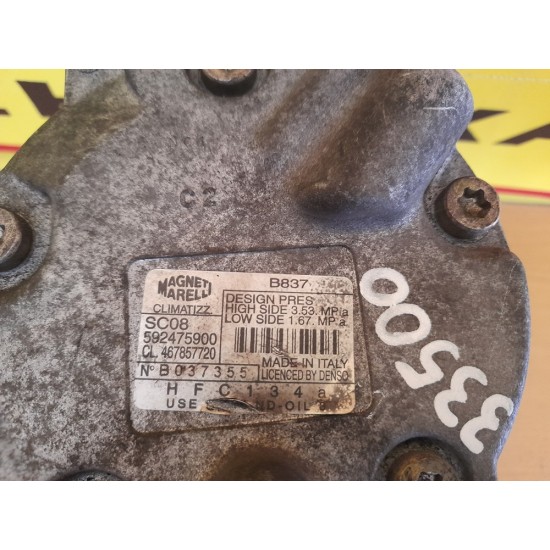 COMPRESOR AC FIAT PUNTO 1.2 BENZINA , AN 1995-2001 COMPRESOR AC FIAT PUNTO 1.2 BENZINA , AN 1995-2001