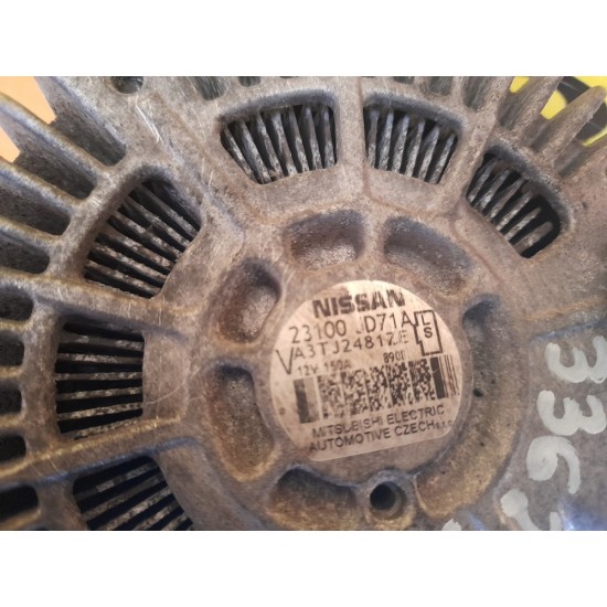 ALTERNATOR NISSAN QASHQAI, 2.0 DCI, AN 2005-2013