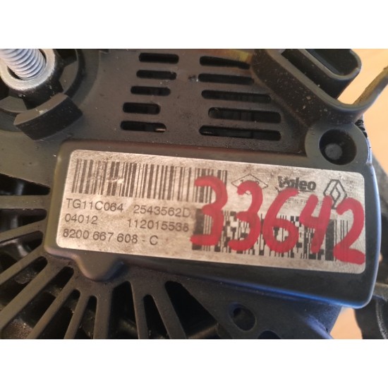 ALTERNATOR DACIA SANDERO, 1.5 DCI, AN 2008-2015 ALTERNATOR DACIA SANDERO, 1.5 DCI, AN 2008-2015