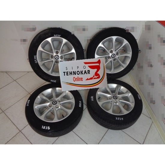 SET JANTE ALIAJ SMART 453 DIM FATA 165/65/R15 SPATE 185/60/R15