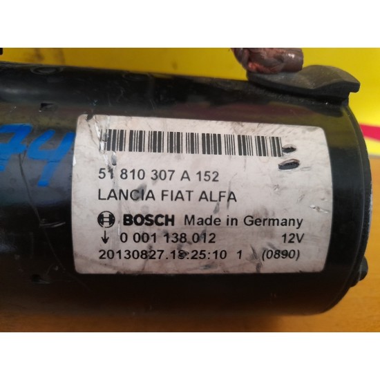 ELECTROMOTOR FIAT 500 1.3 DIESEL 95 CP AN 2011-2016