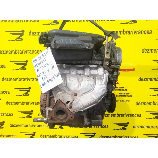 MOTOR RENAULT MODUS, 1.4 BENZINA, AN 2007 MOTOR RENAULT MODUS, 1.4 BENZINA, AN 2007