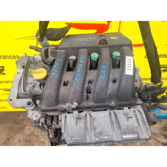 MOTOR RENAULT MEGANE I, 1.6 BENZINA, AN 2002 MOTOR RENAULT MEGANE I, 1.6 BENZINA, AN 2002