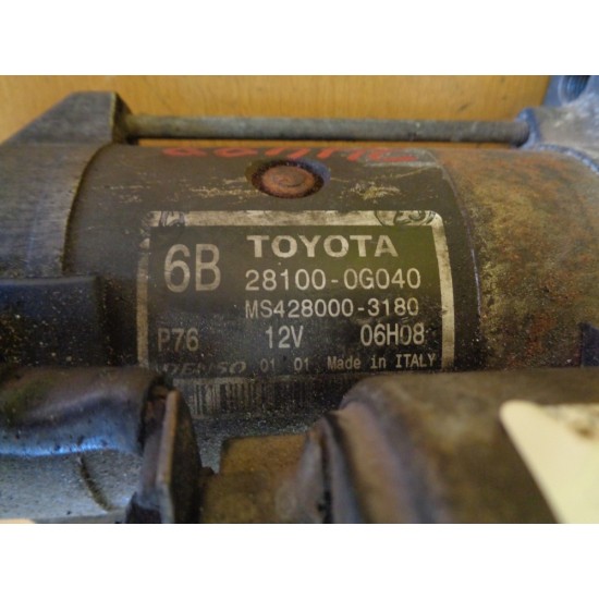 ELECTROMOTOR TOYOTA RAV 4, 2.2 DIESEL, AN 2006-2012 ELECTROMOTOR TOYOTA RAV 4, 2.2 DIESEL, AN 2006-2012