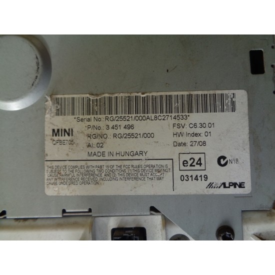 CEAS BORD MINI COOPER R57 1.6 BENZINA, AN 2009 CEAS BORD MINI COOPER R57 1.6 BENZINA, AN 2009