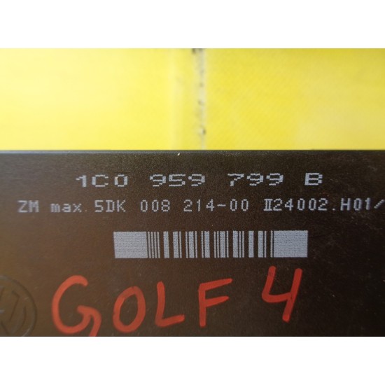 CALCULATOR CONFORT VOLKSWAGEN GOLF IV, AN 2001 CALCULATOR CONFORT VOLKSWAGEN GOLF IV, AN 2001