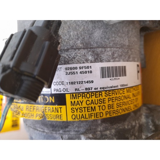 COMPRESOR AC NISSAN PRIMERA DIESEL AN 2001-2007 COMPRESOR AC NISSAN PRIMERA DIESEL AN 2001-2007