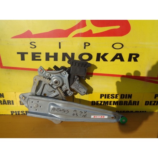 MACARA DREAPTA SPATE TOYOTA AVENSIS, AN 2009-2016 MACARA DREAPTA SPATE TOYOTA AVENSIS, AN 2009-2016