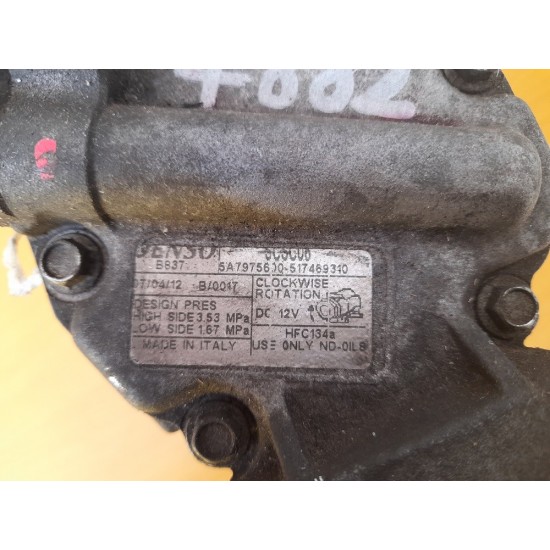 COMPRESOR AC LANCIA MUSA 1.3 DIESEL 2004-2012 COMPRESOR AC LANCIA MUSA 1.3 DIESEL 2004-2012