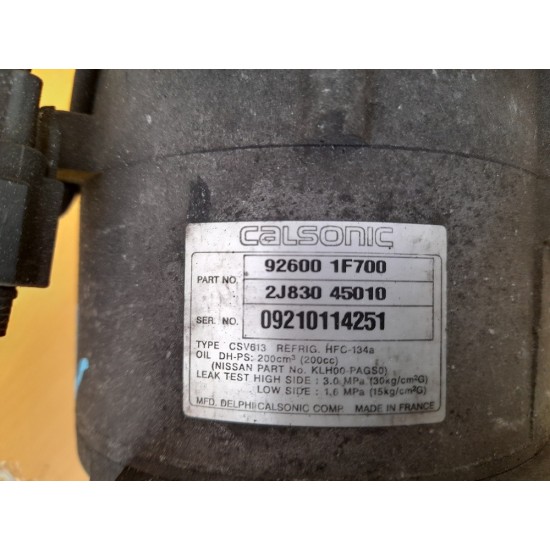 COMPRESOR AC NISSAN MICRA K11 1.3 BENZINA AN 1992-2002