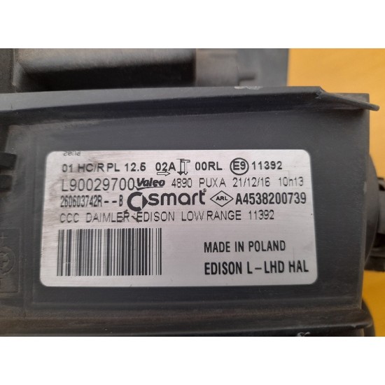 FAR STANGA SMART 453 CU LED AN 2014-2019 FAR STANGA SMART 453 CU LED AN 2014-2019