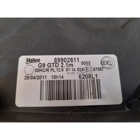 FAR STANGA FIAT SCUDO 2007-2015 FAR STANGA FIAT SCUDO 2007-2015