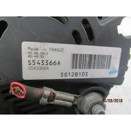 ALTERNATOR RENAULT TRAFIC 1.9 DIESEL AN 2001-2014 ALTERNATOR RENAULT TRAFIC 1.9 DIESEL AN 2001-2014