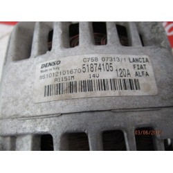 ALTERNATOR FIAT PUNTO EVO 900 BENZINA AN 2011 ALTERNATOR FIAT PUNTO EVO 900 BENZINA AN 2011