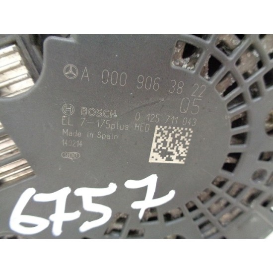 ALTERNATOR MERCEDES CLASA A W176 1.5 DIESEL AN 2012-2018 ALTERNATOR MERCEDES CLASA A W176 1.5 DIESEL AN 2012-2018