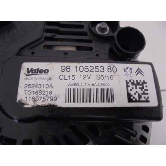 ALTERNATOR PEUGEOT 308 1.6 HDI AN 2008-2014 ALTERNATOR PEUGEOT 308 1.6 HDI AN 2008-2014