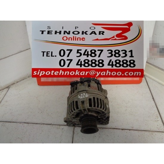 ALTERNATOR VOLKSWAGEN POLO 1.0-1.4-1.6 BENZINA AN 2001-2009 ALTERNATOR VOLKSWAGEN POLO 1.0-1.4-1.6 BENZINA AN 2001-2009