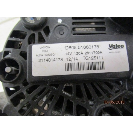 ALTERNATOR FIAT 500L 1.3 DIESEL AN 2012 ALTERNATOR FIAT 500L 1.3 DIESEL AN 2012